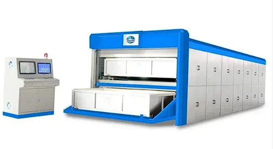 Continuous hot bending furnace