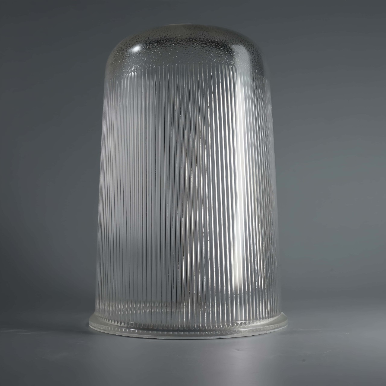 Cylindrical striped industrial explosion-proof lamp glass cover (2)