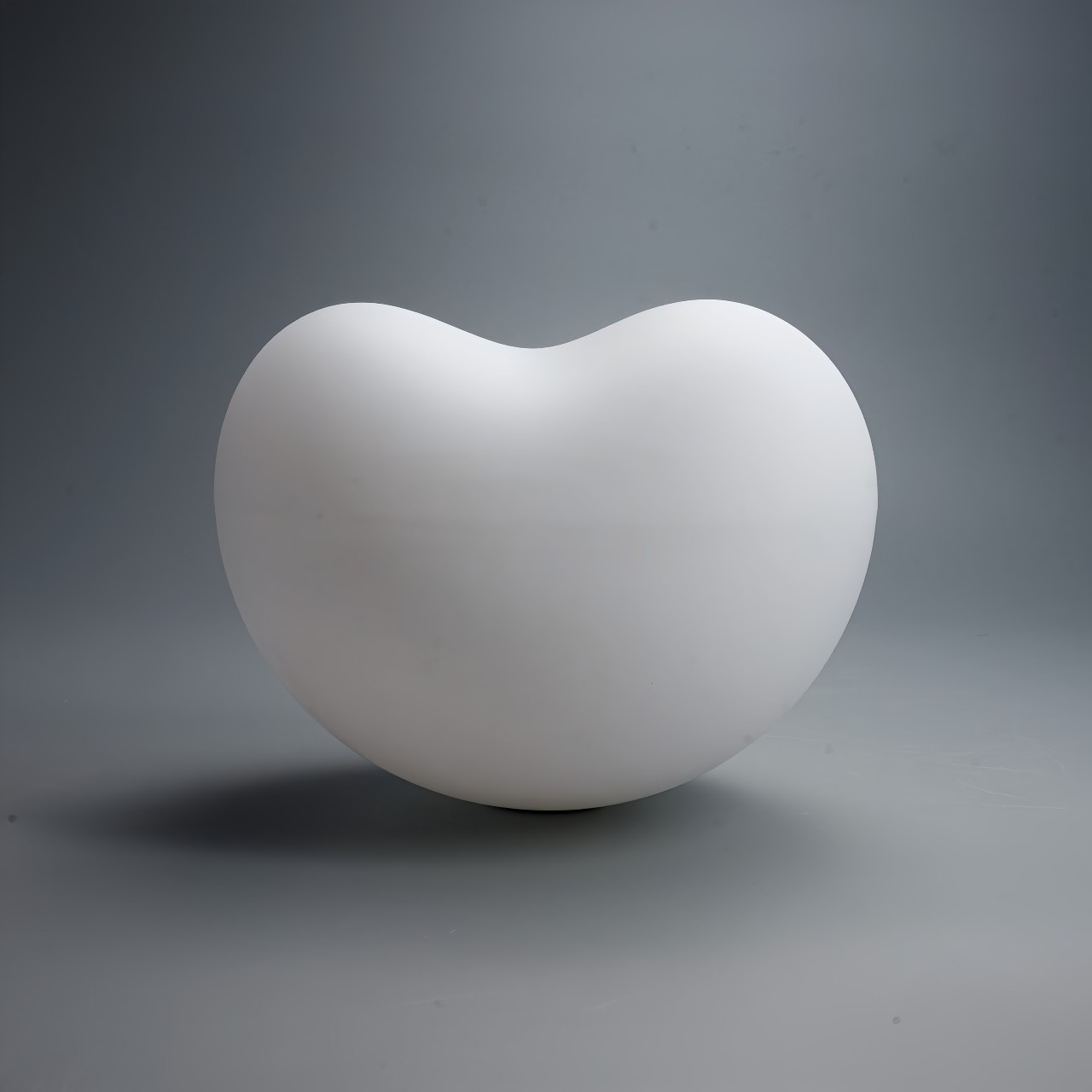 Heart Shaped Opal Glass Lampshade - Replacement Cover (2)