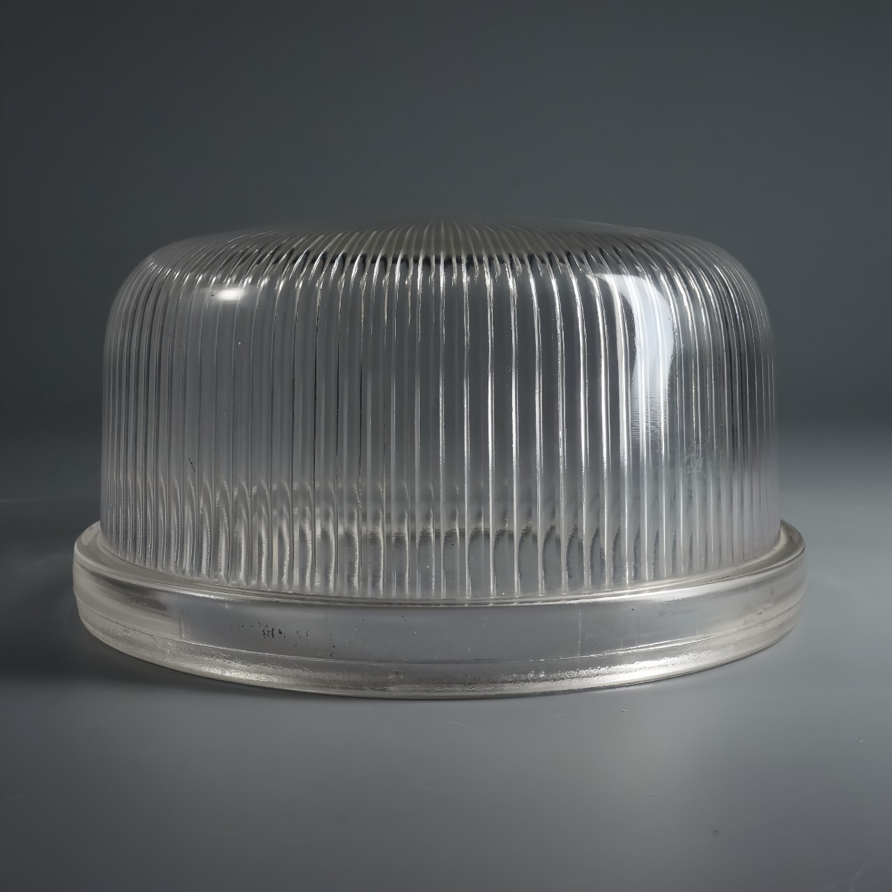 Hemispherical striped explosion-proof glass lampshade (2)