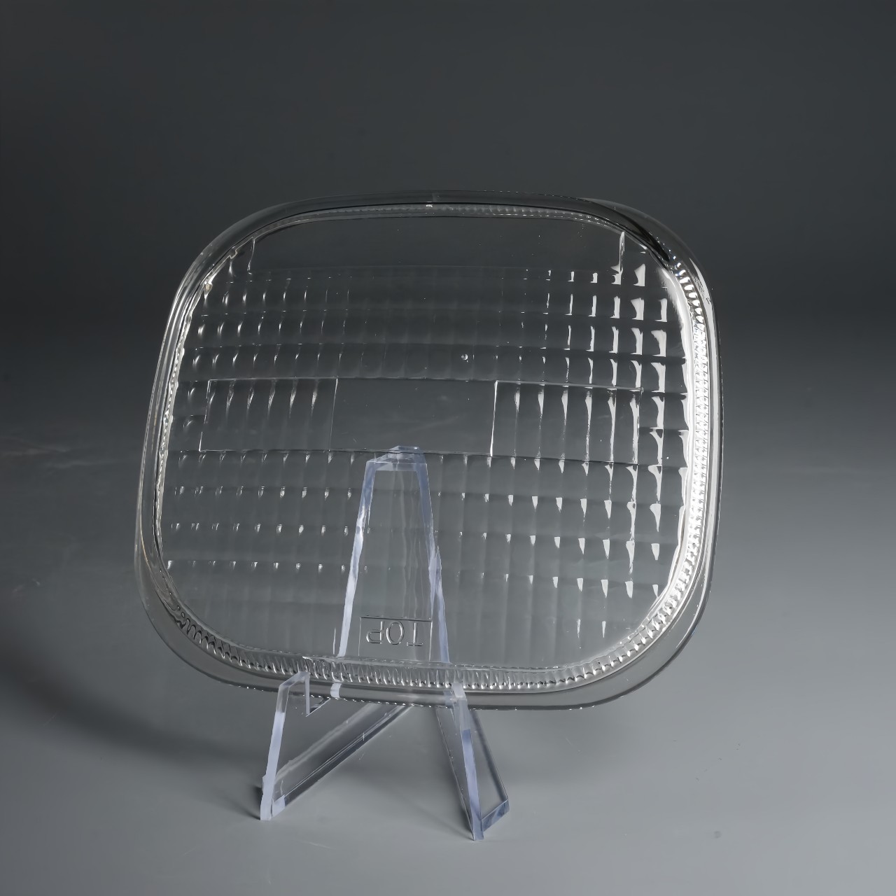 Pressed tempered smooth car headlight glass cover (2)