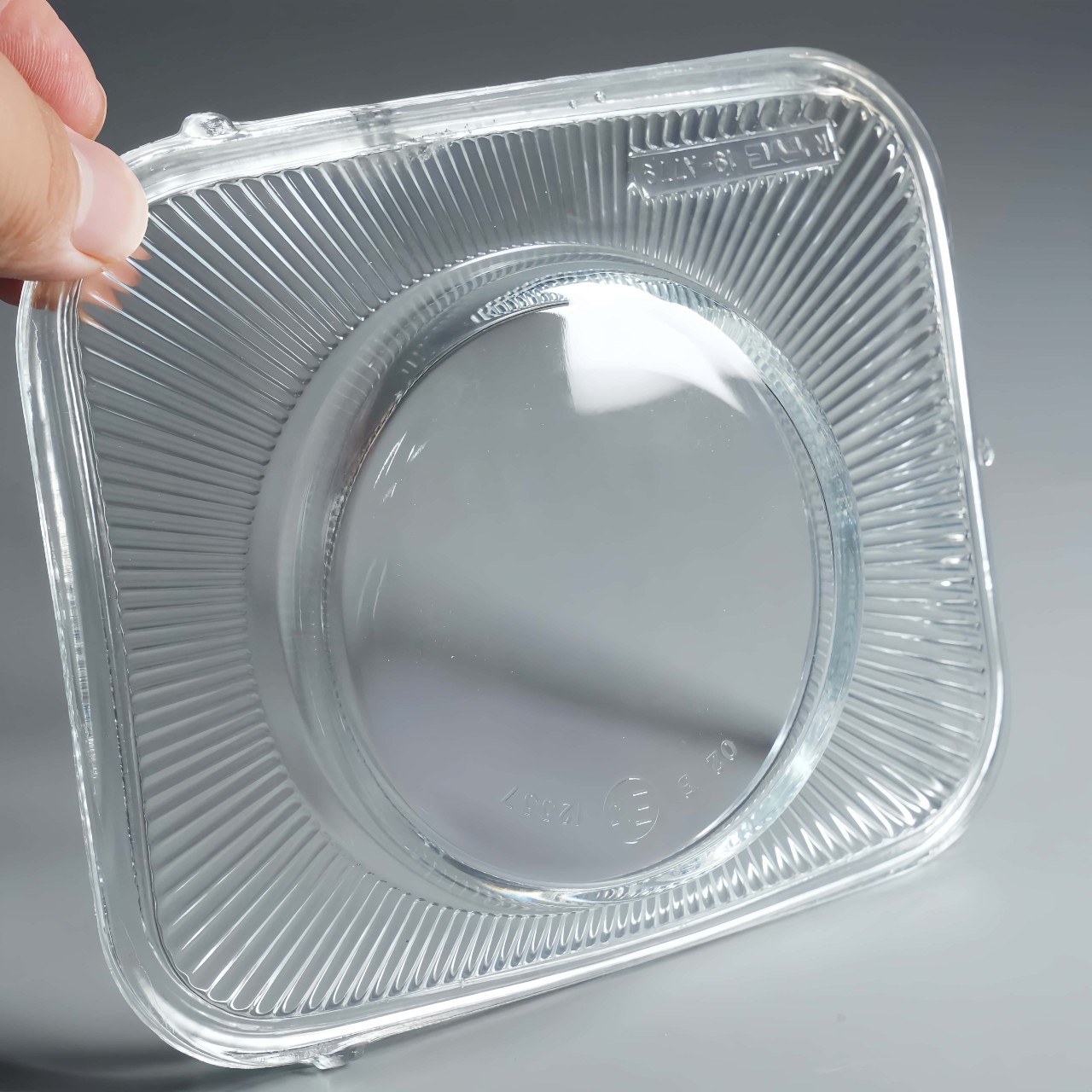 Rectangular Glass Fog Light Lens - Radial Pattern Design (3)