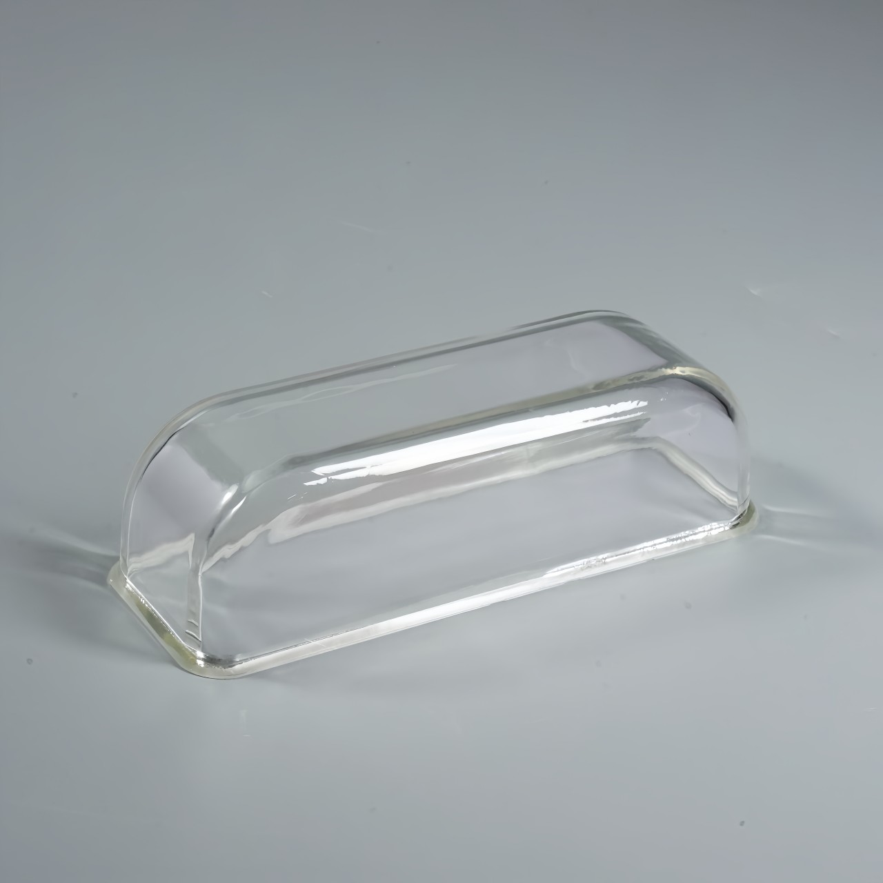 Rectangular instrument glass cover - dome design (2)