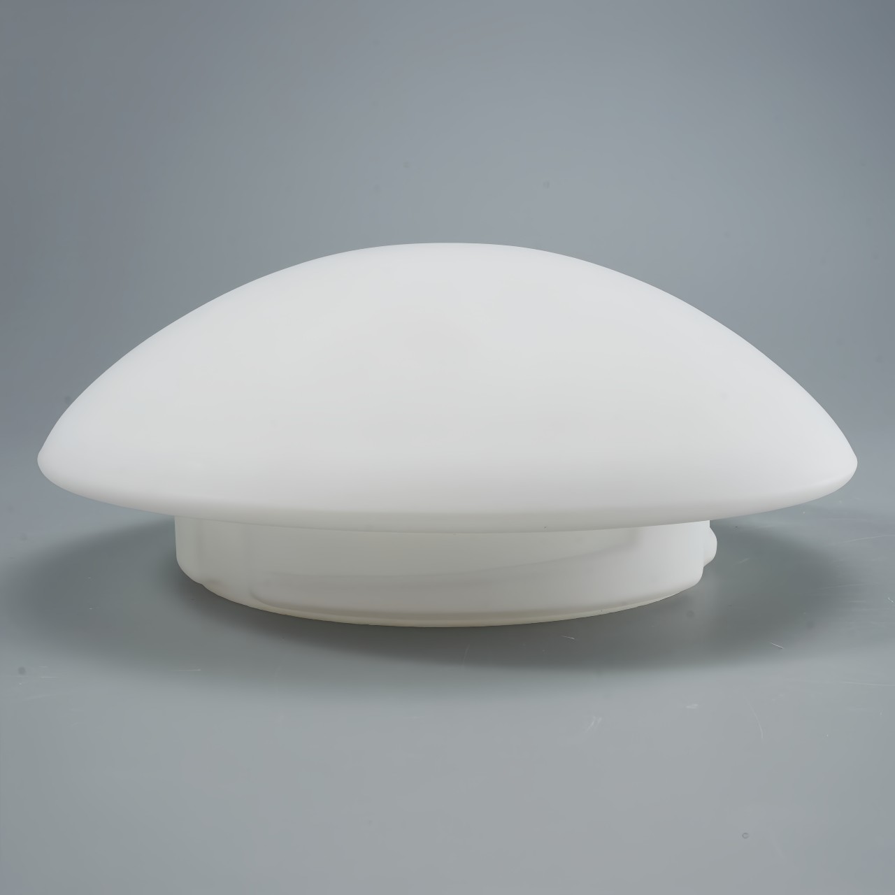 Retro milky white glass mushroom-shaped round chandelier (2)