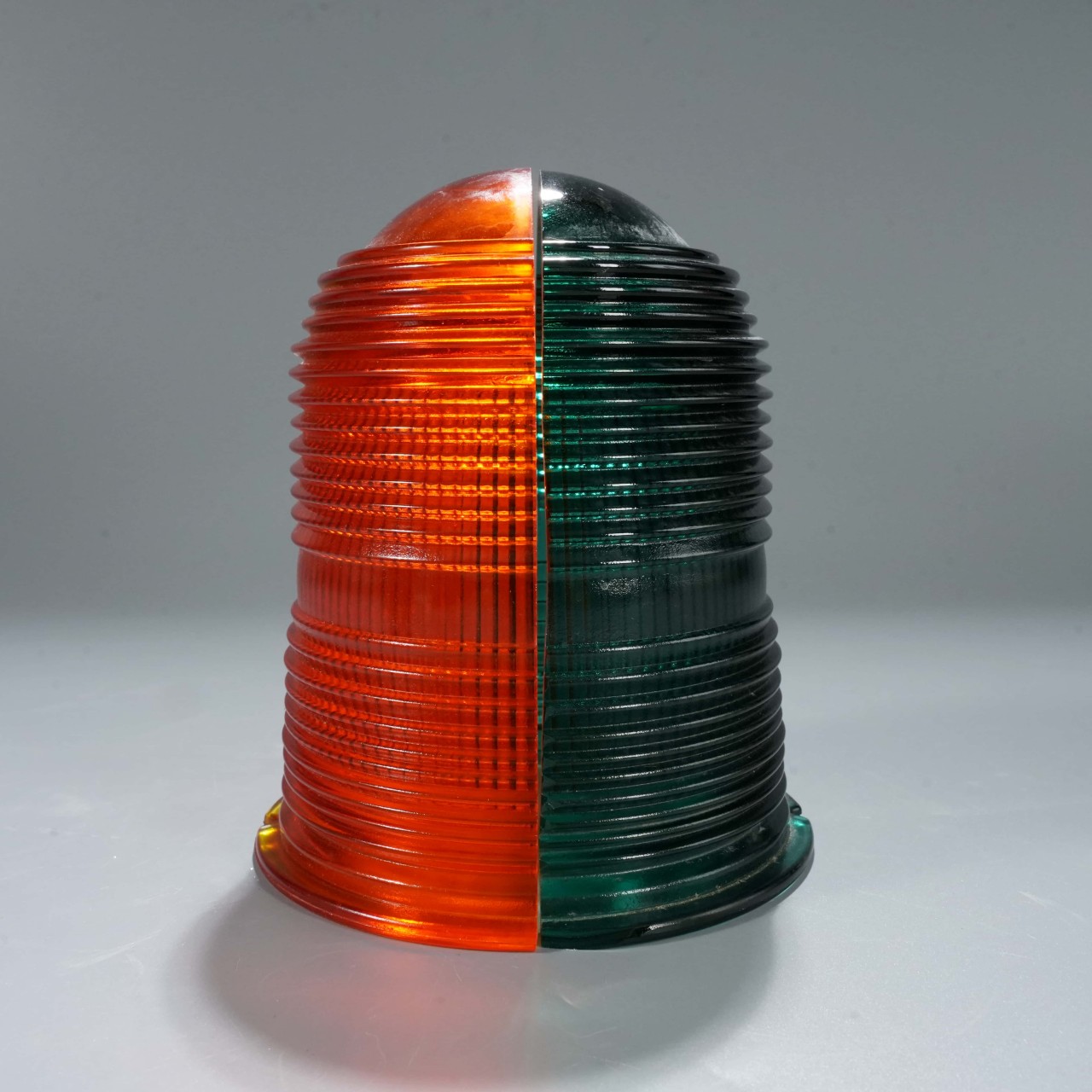 Runway Threshold Light Glass Lens - Green & orange
