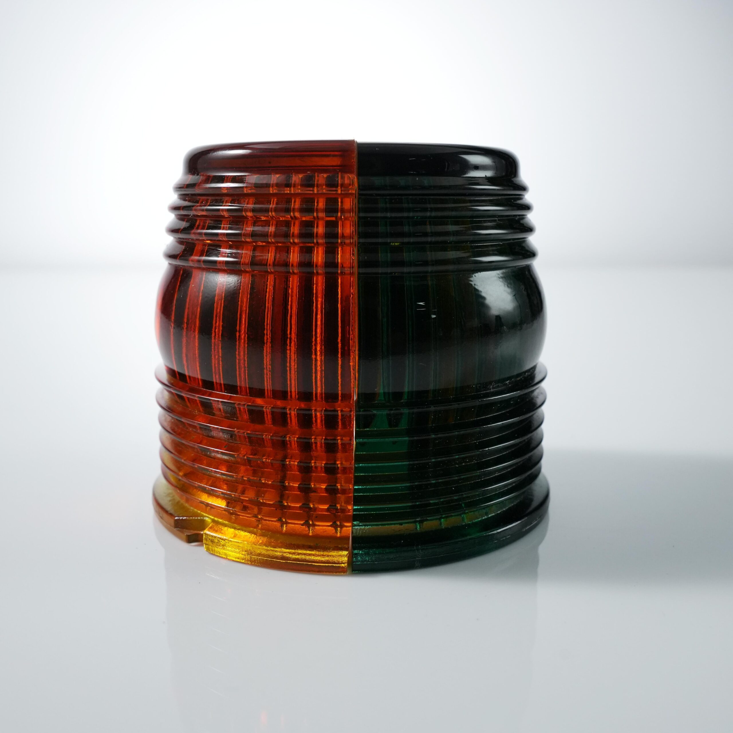 Runway Threshold Light Glass Lens glass dome - Green & Red (1)