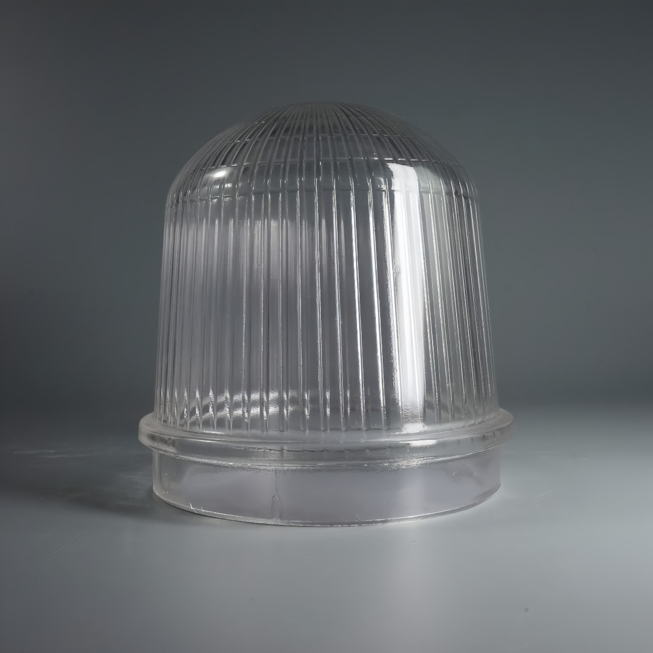 Striped explosion-proof lampshade with base (2)