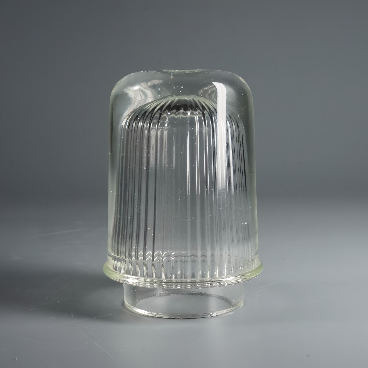 Vertical striped transparent explosion-proof glass lampshade (2)