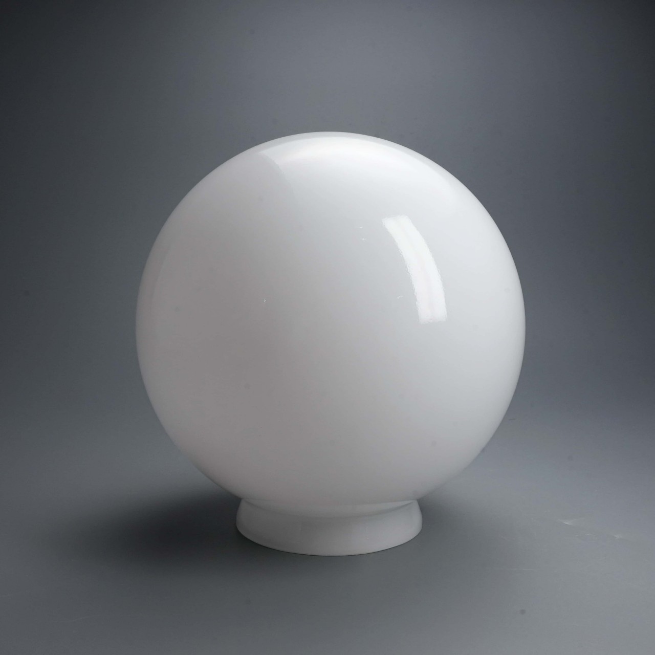 Opal Glass Lamp Shade – 6x3.25 Inch Necked Fit Replacement Globe (2)