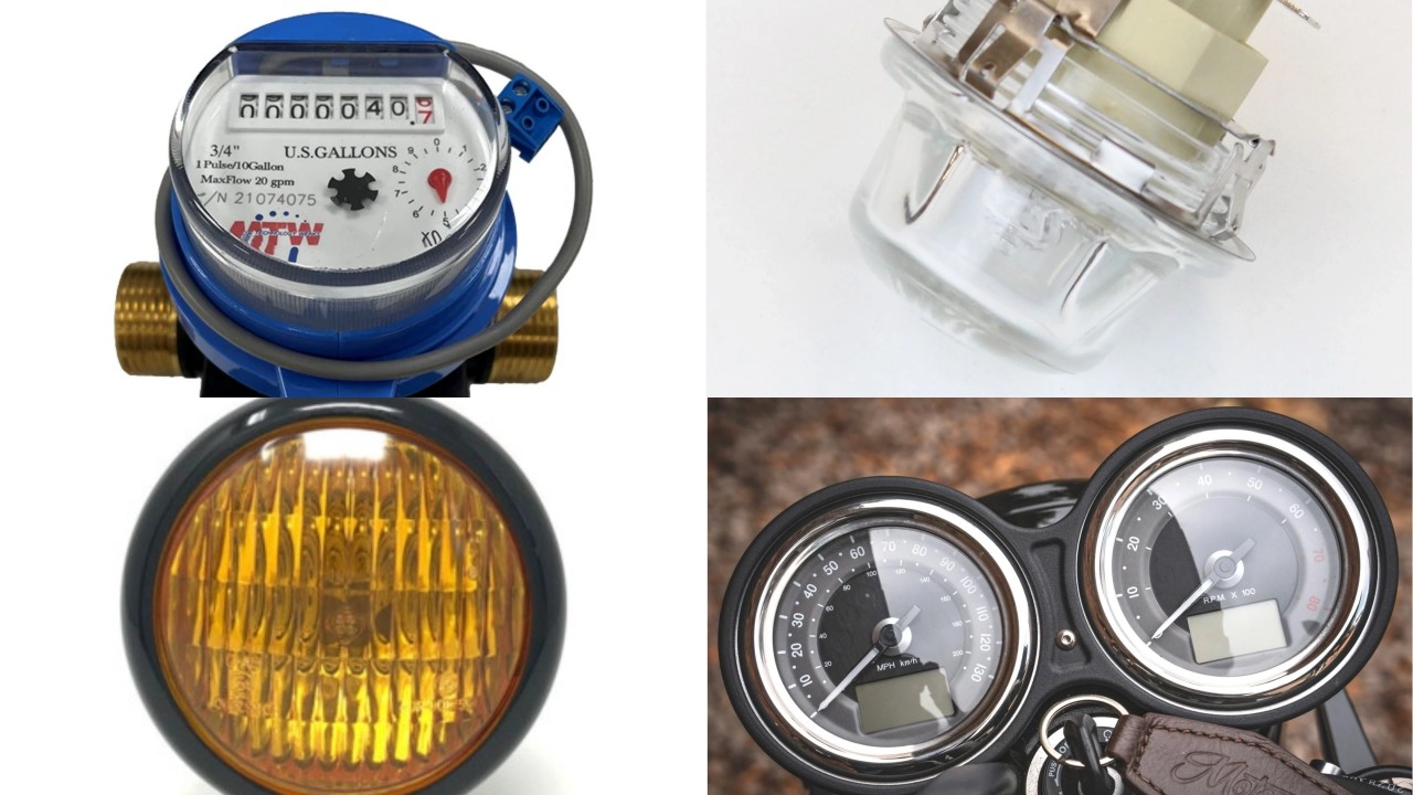 Appliance & Instrument Lighting Products Utilizing Glass CoversLenses