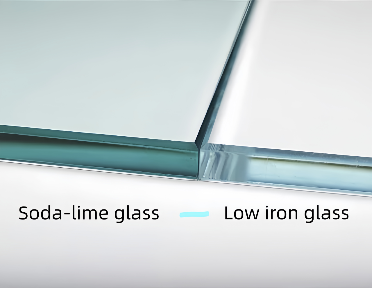 What is the principle of low iron glass having so many advantages