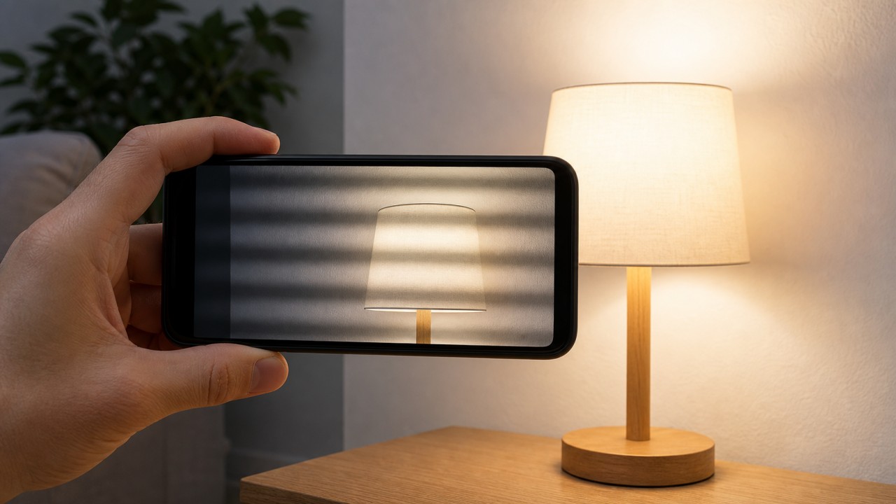 How can you quickly judge whether a lamp has serious flicker using simple methods? 79