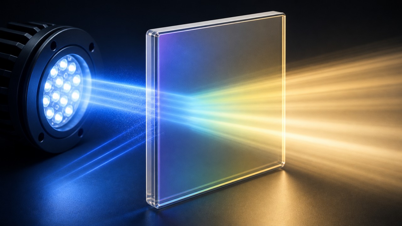 Blue-light protection: can glass lampshades use material or coatings for selective spectral filtering? 81