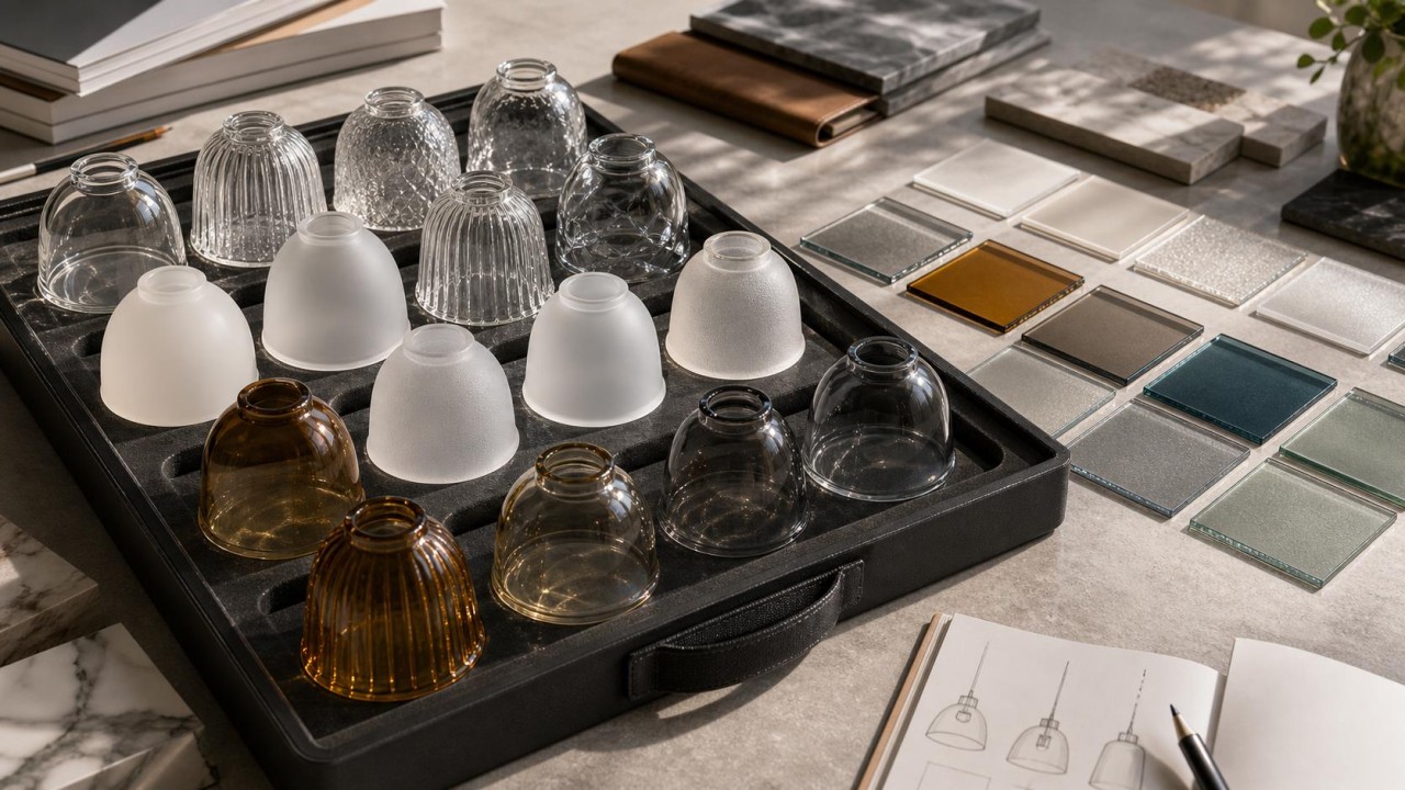 Can glass sample kits with different transmittance and colors be provided so designers can compare on site during the concept stage? 62