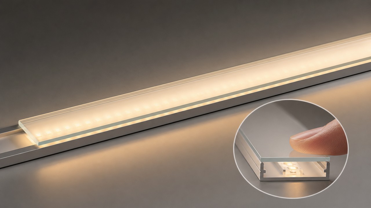 How can ultra-thin glass diffusers for LED strips balance uniform diffusion and mechanical strength below 3 mm thickness? 38