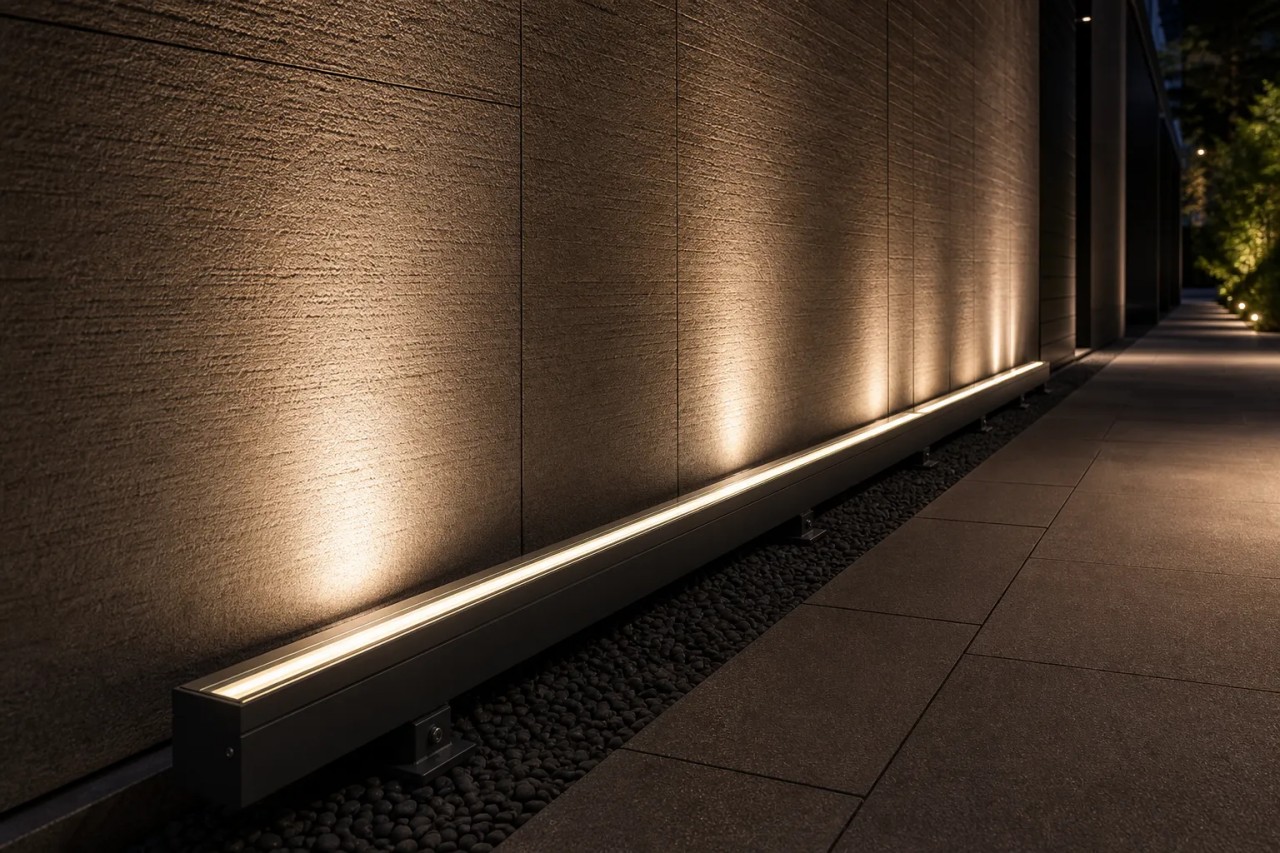 Why do architectural wall washers need high-consistency long glass covers?