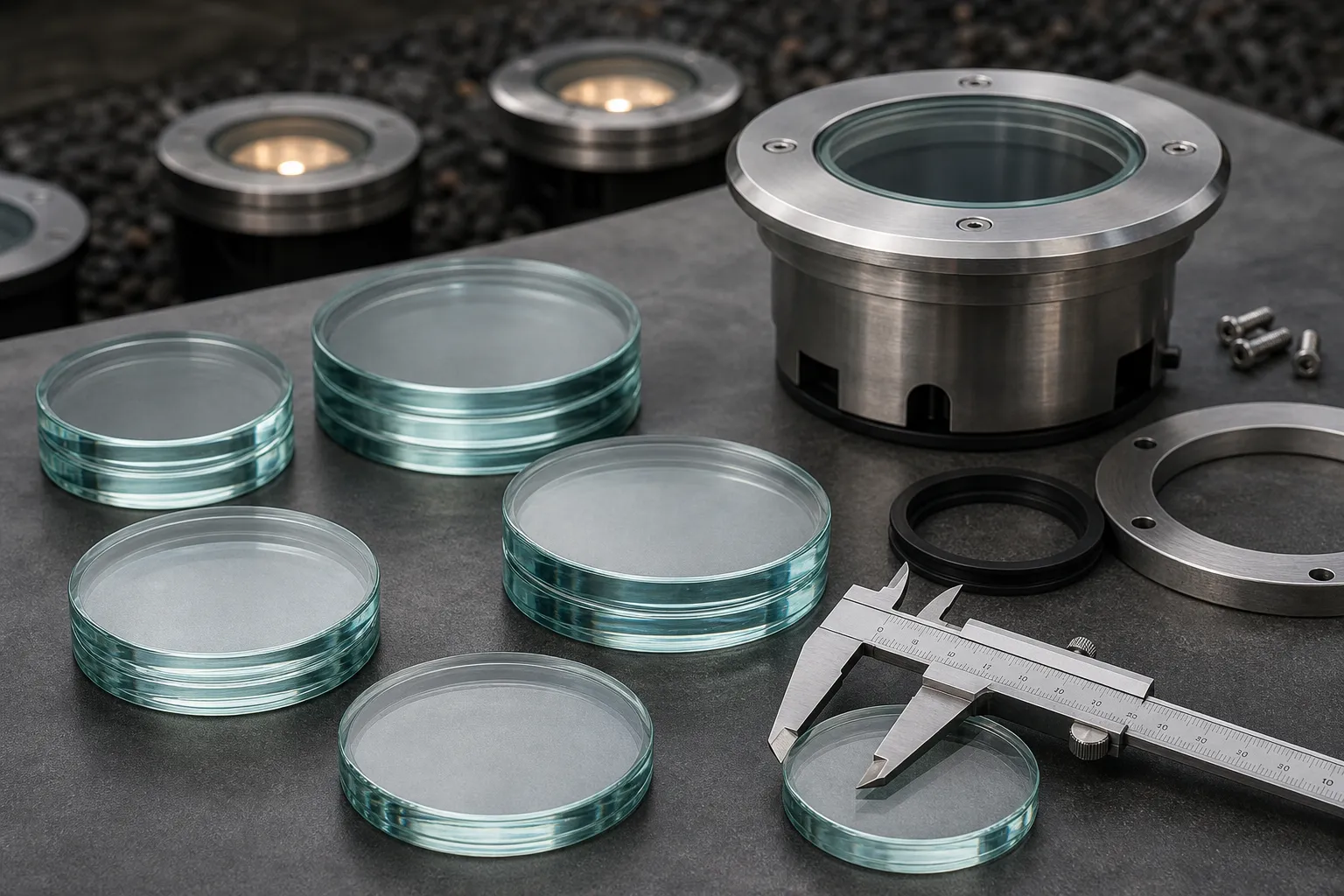 How to choose the thickness of the glass cover for underground luminaires?