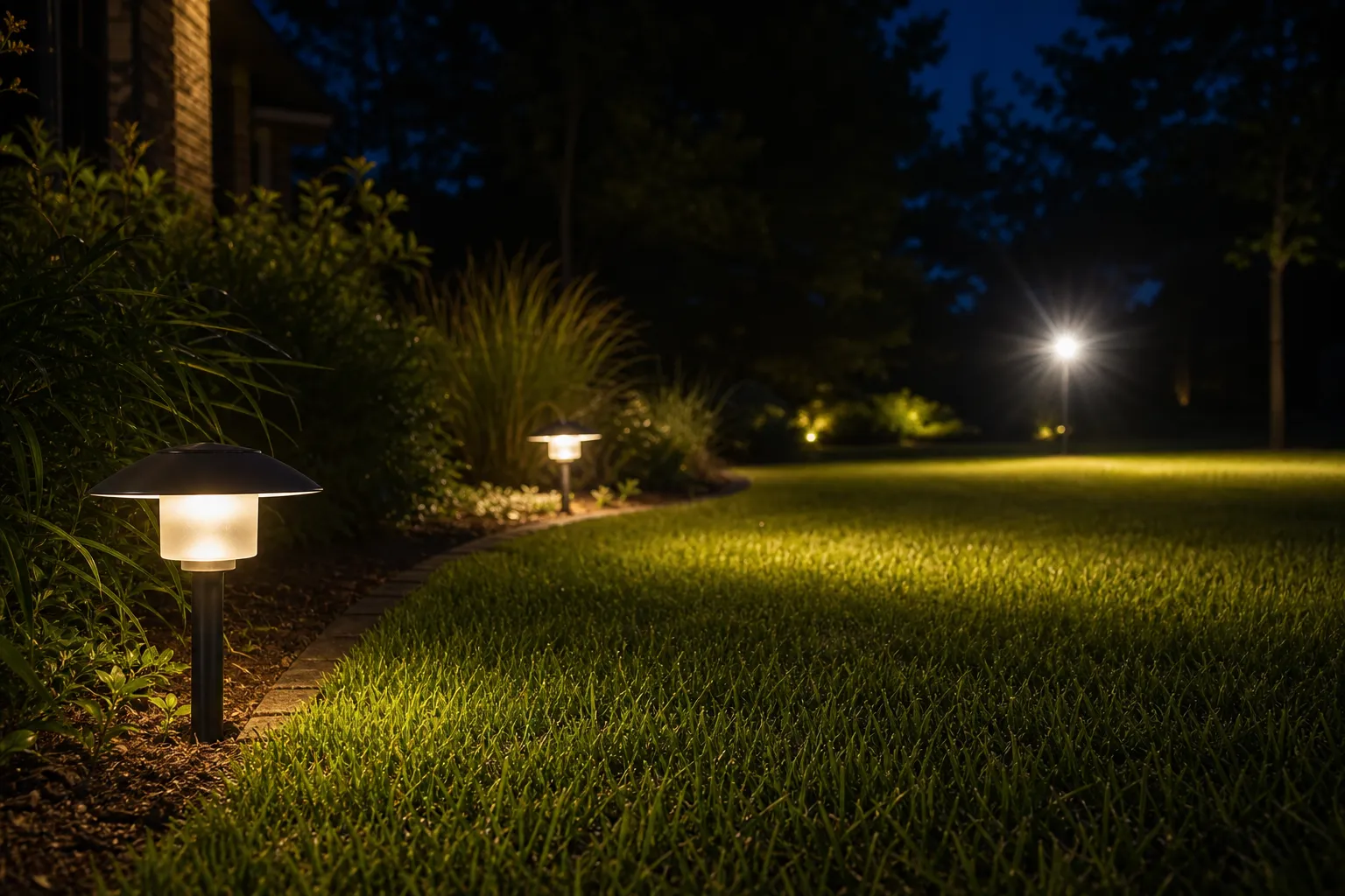 Why should we focus on glare control when using lawn luminaire glass shades?