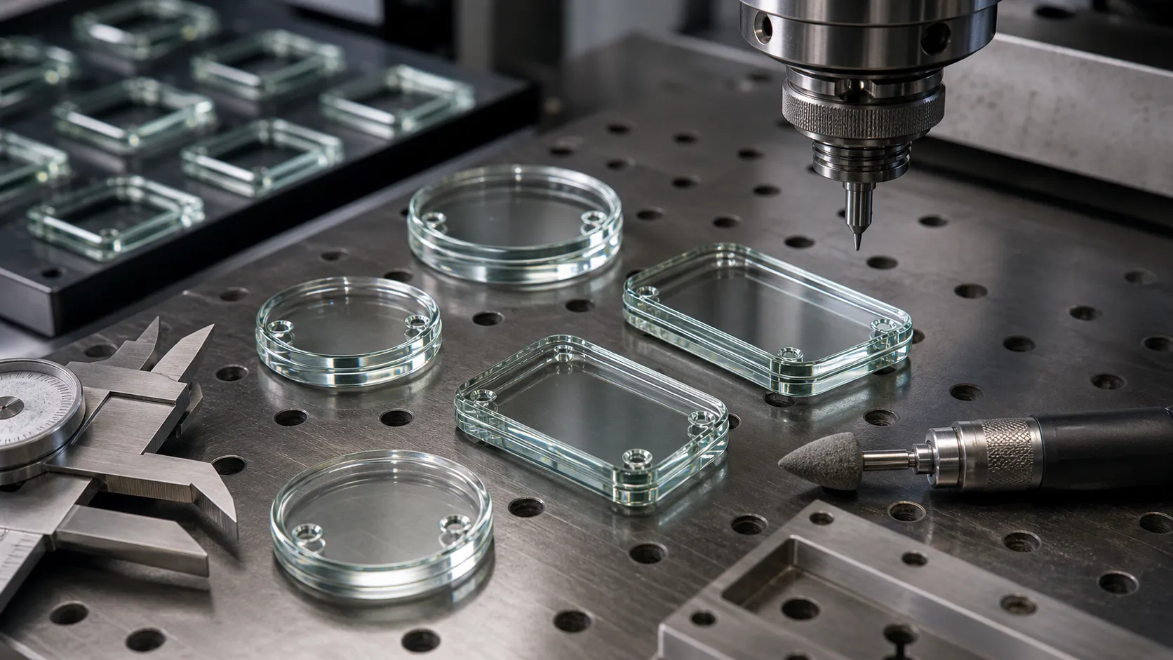 What are the difficulties in processing small-sized glass covers?