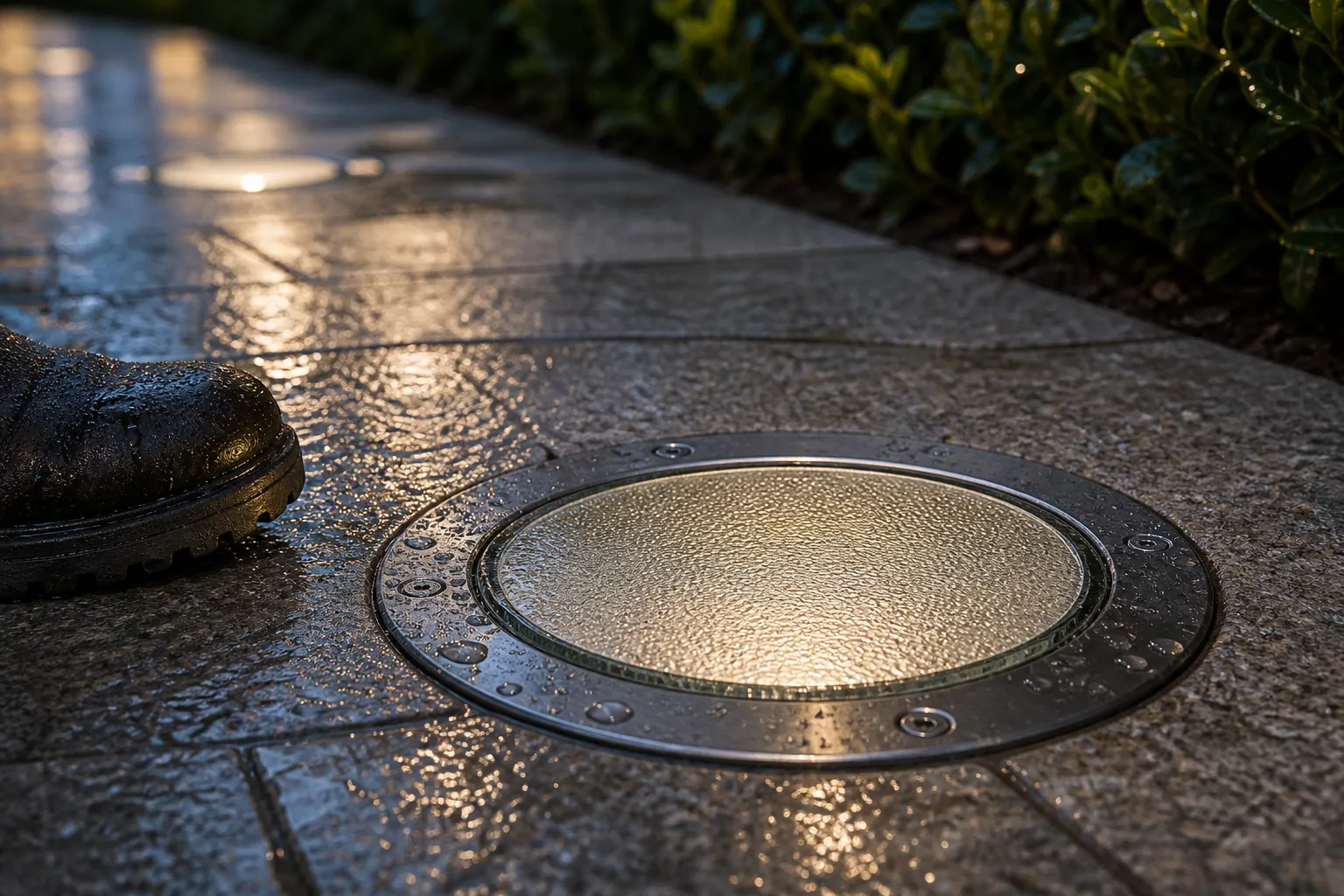 Does the glass surface of underground lighting need anti-slip or anti-wear treatment?