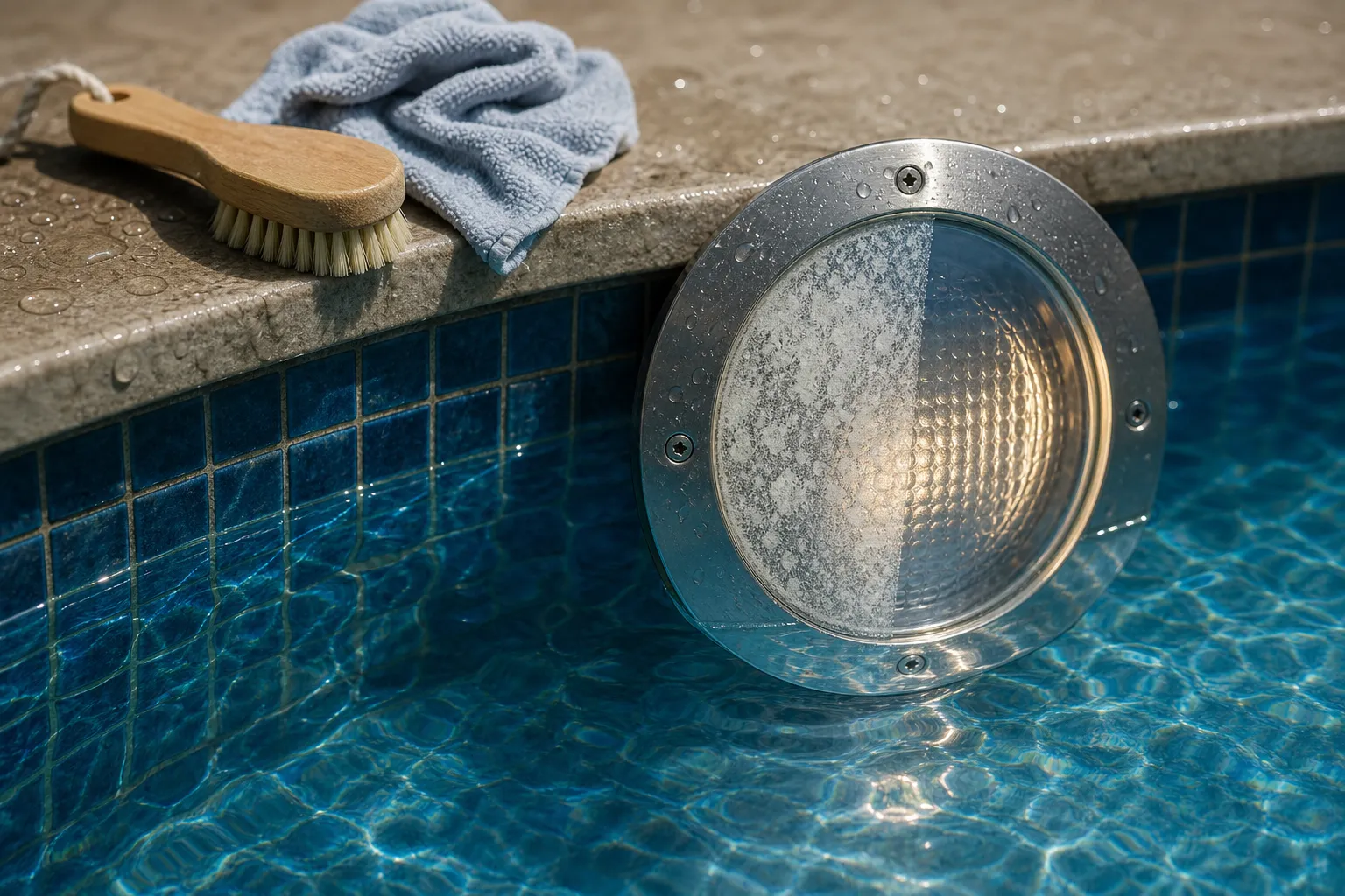How to reduce scale adhesion and maintenance frequency of underwater luminaire glass cover?