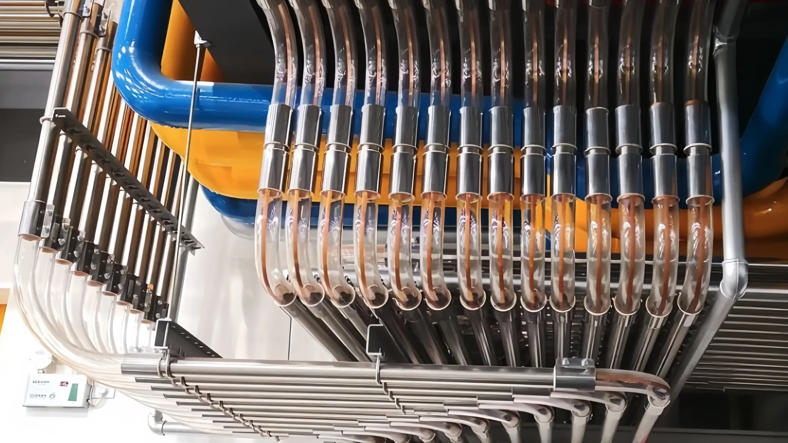 Custom Glass Elbows and Tees for Plastic Pellet Conveying Systems (3)