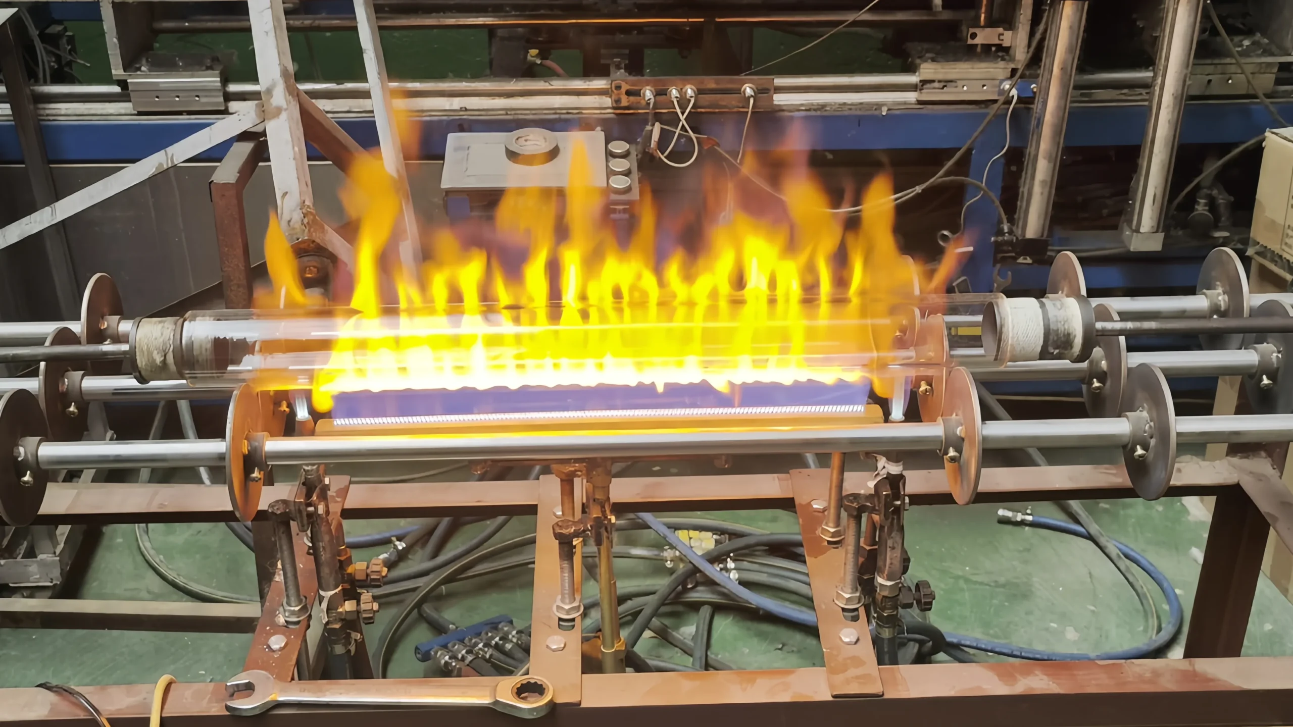 Custom Glass Elbows and Tees for Plastic Pellet Conveying Systems (5)