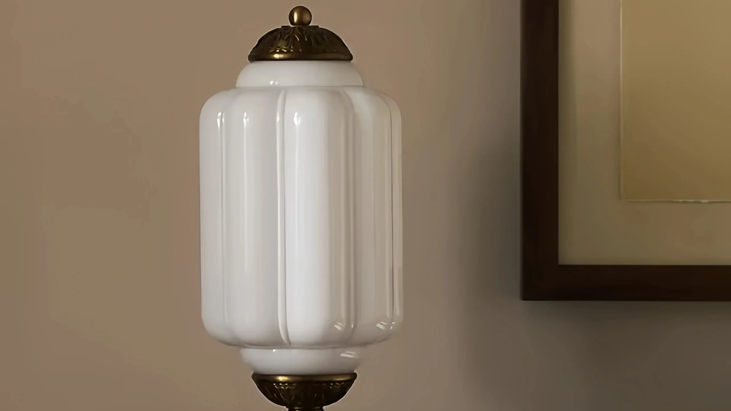 Custom Hand-Blown Pumpkin Glass Shades for Farmhouse Table Lamps (2)