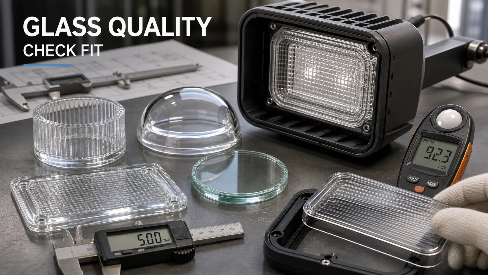 How to judge whether a glass piece is suitable for outdoor lighting?