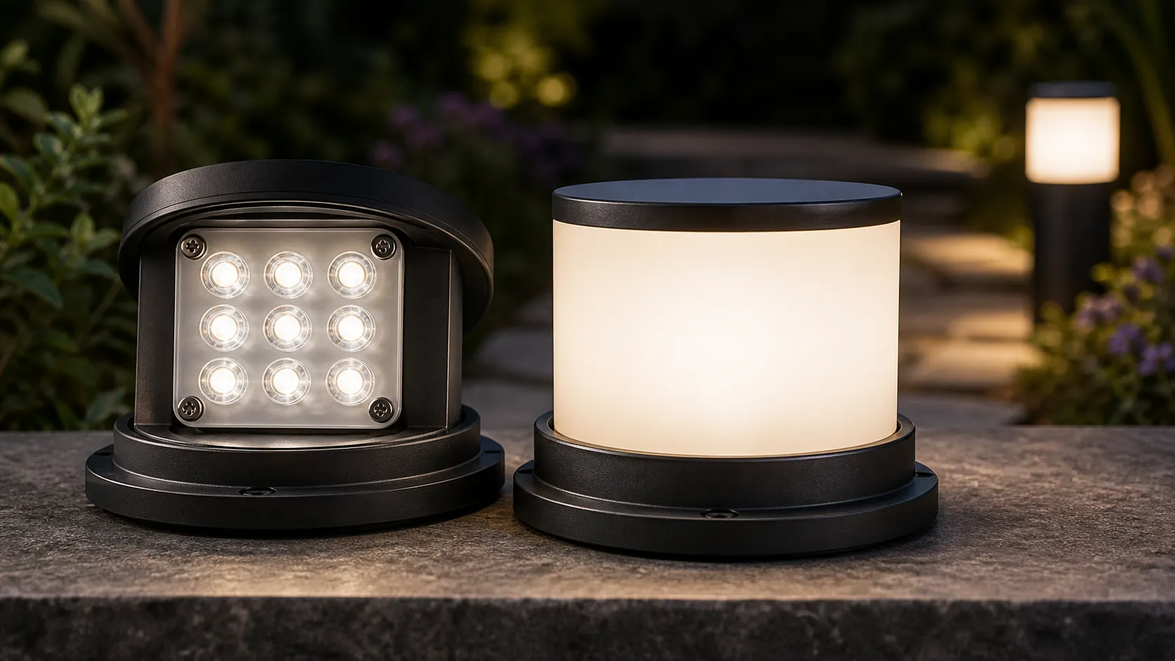 Why can opal glass hide LED point light sources?