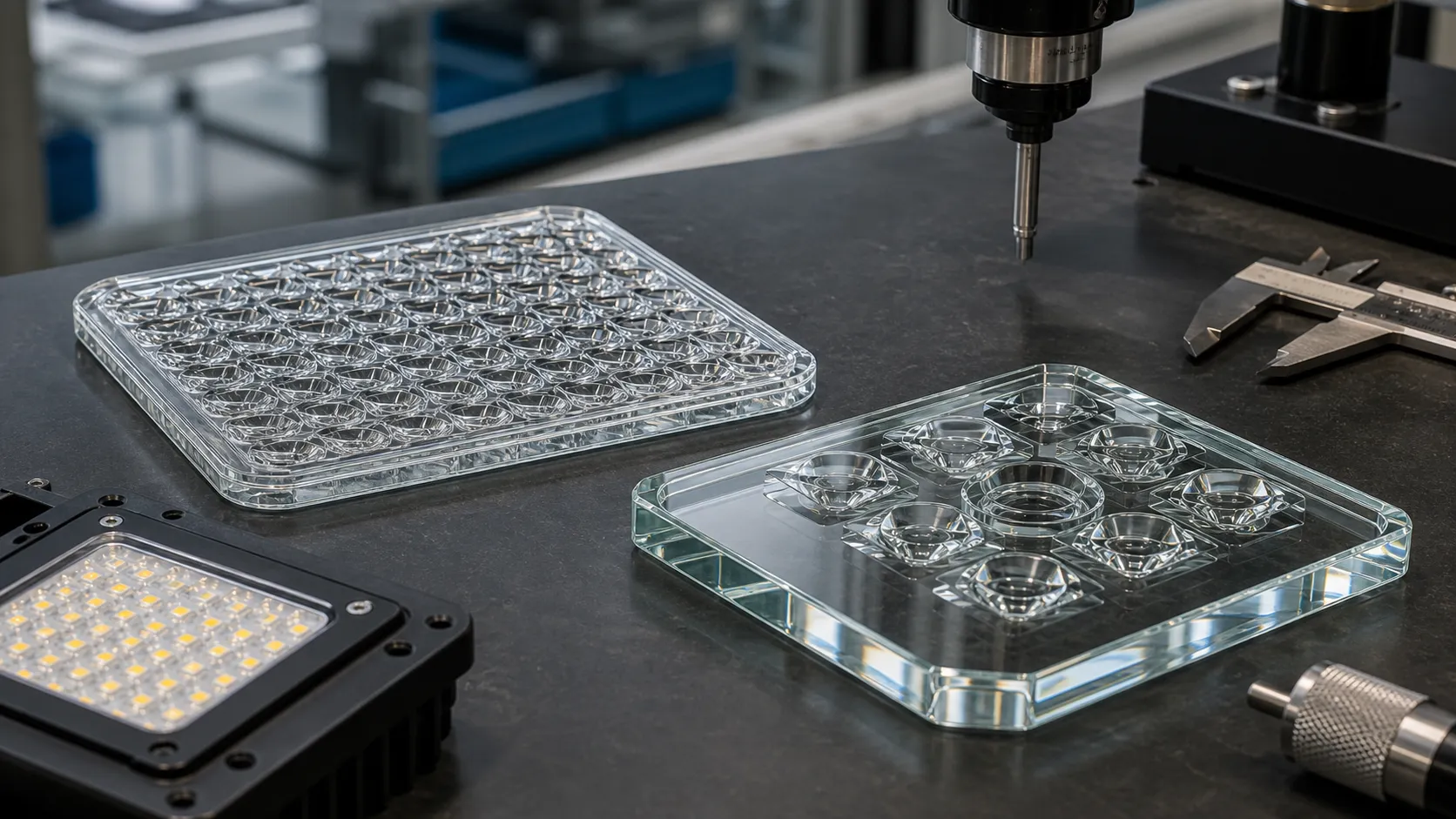 How to choose between pressed glass lens and CNC machined glass lens?