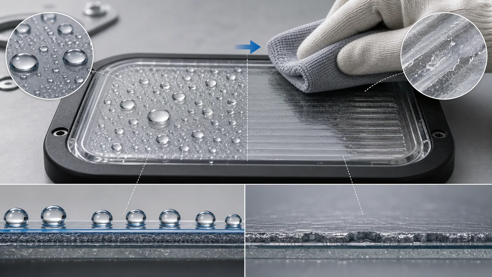 Will the glass coating become ineffective due to daily wiping?