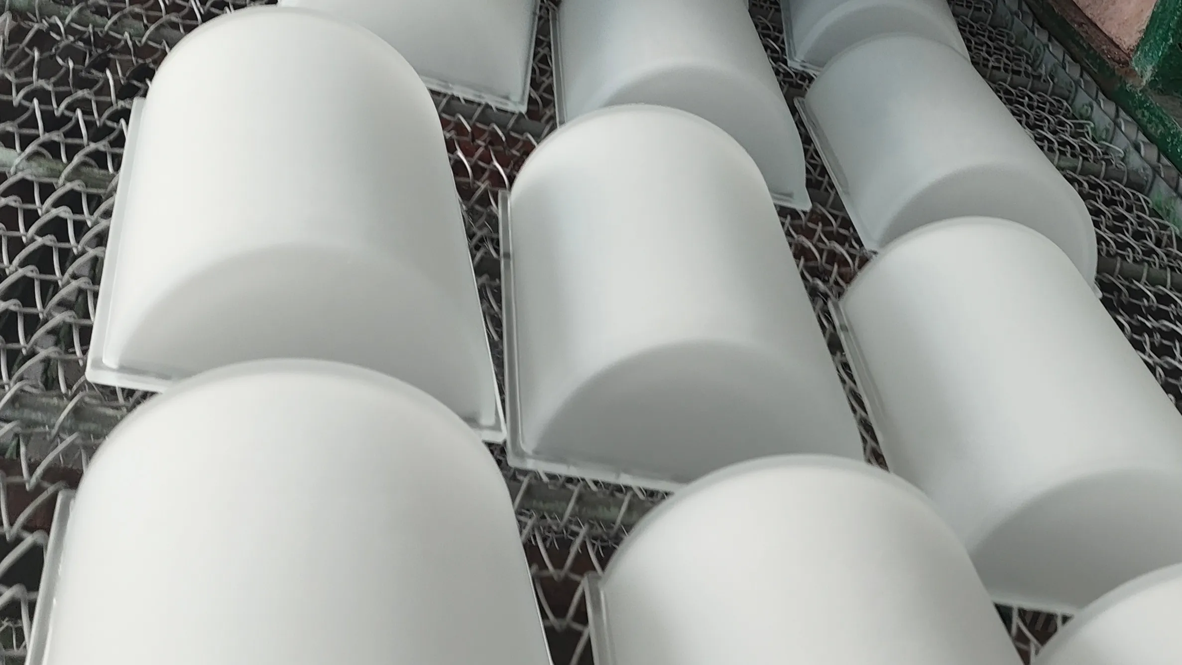 Custom Milky-White High-Borosilicate Outdoor Garden Lamp Shades