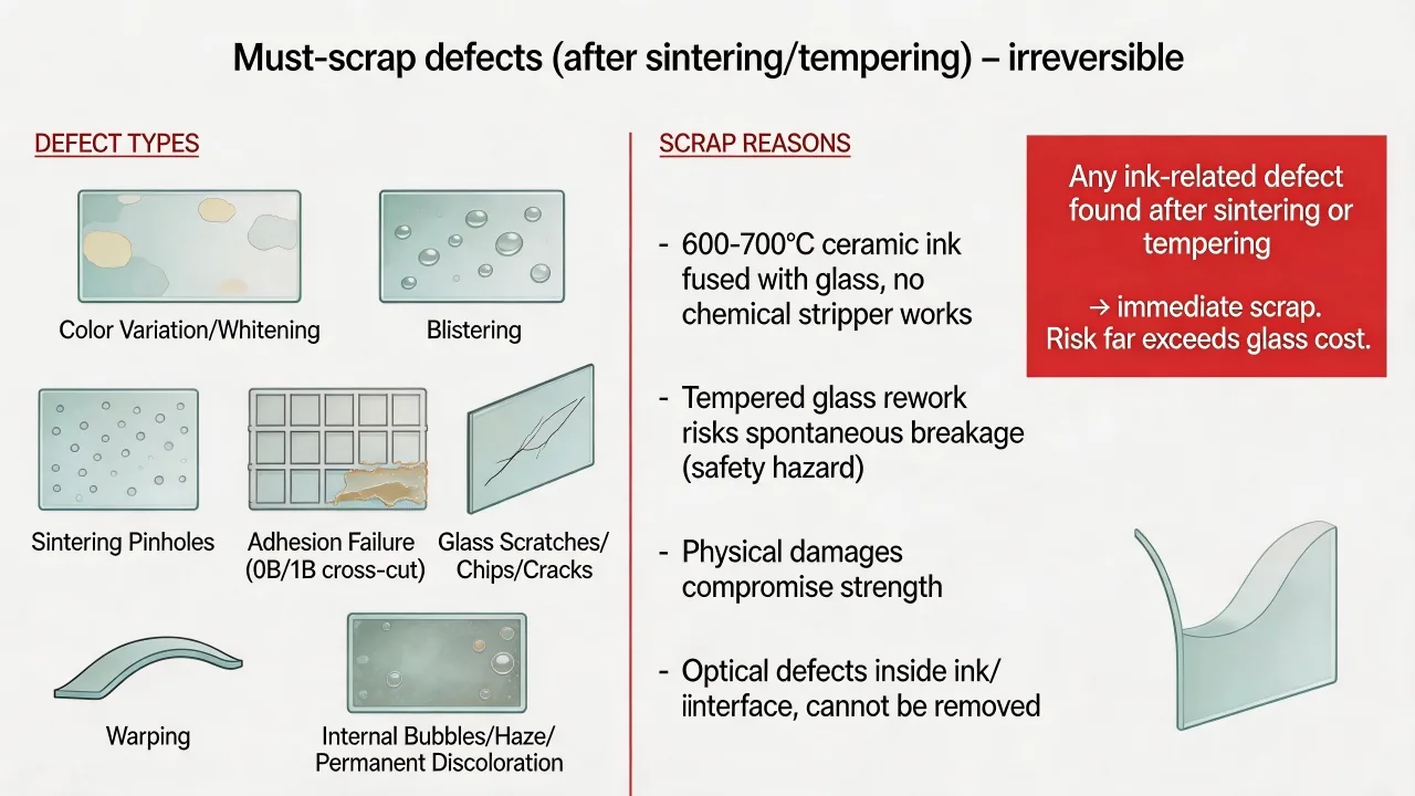 Disposition flow for containing, evaluating and approving rework or scrap.